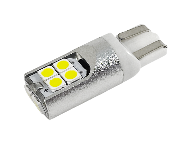 Светодиодная автолампа T10 W5W 12-24 В SMD3030-10led Белый (6905)