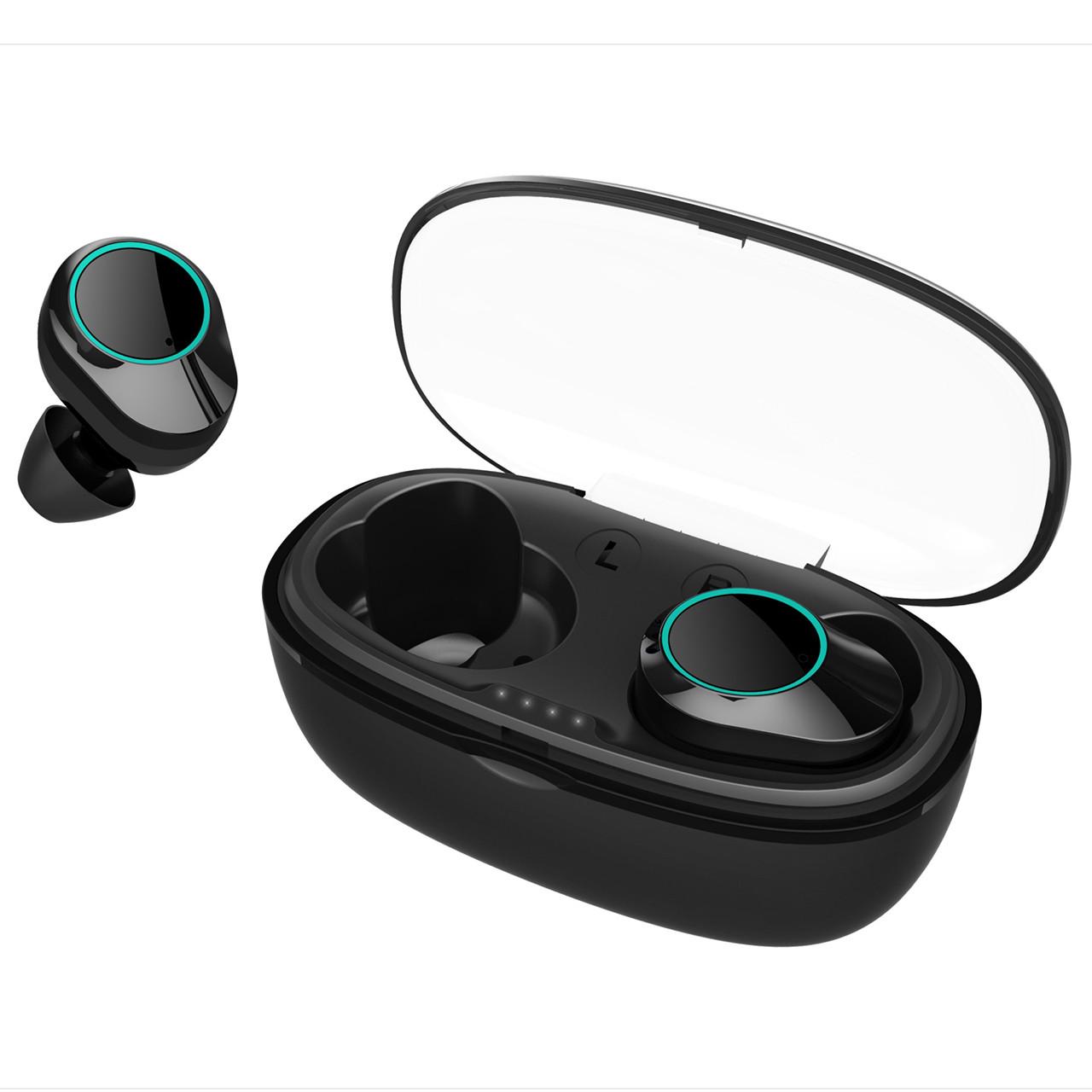 Бездротова Bluetooth гарнітура KUMI T5S Black