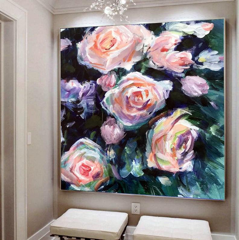 Картина на холсте ArtSale Цветы 70х70 см flwr0007