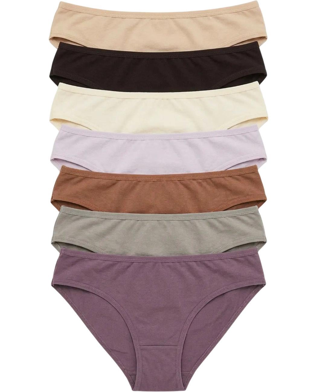 Набор трусиков-слипов женских Nicoletta 113183-65 7 шт. 2XL Разноцветный (8680776131324)