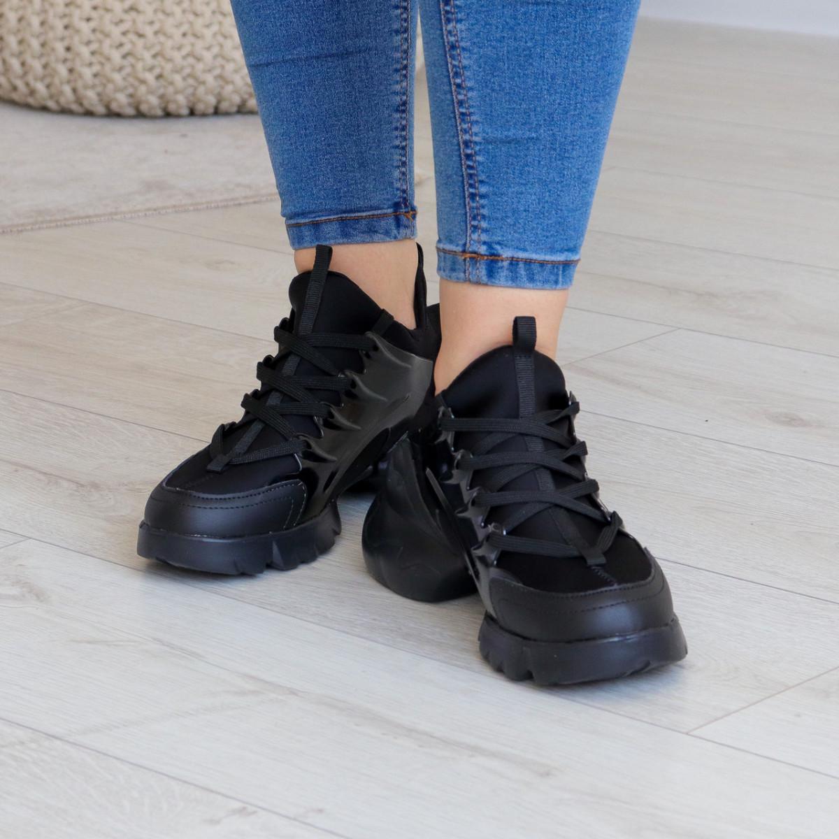 Кроссовки женские Fashion р. 36 23,5 см Черный (3187)
