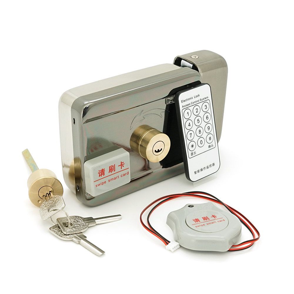 Замок ригельний VOLTRONIC Y-47 з контролером ІЧ-пульт/радіо-брелок/зчитувач ЕМ 130х98х41 мм (YUT_V1636)