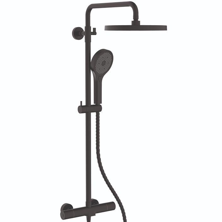 Душевая система с термостатом KOER KB-55013-05 KR4731 Черный (209352)