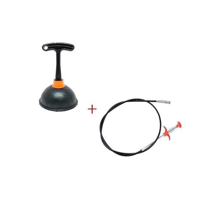 Набір для прочистки труб BRS Помаранчевий (14) - фото 3 Набір для прочистки труб BRS Помаранчевий (14) - фото 3