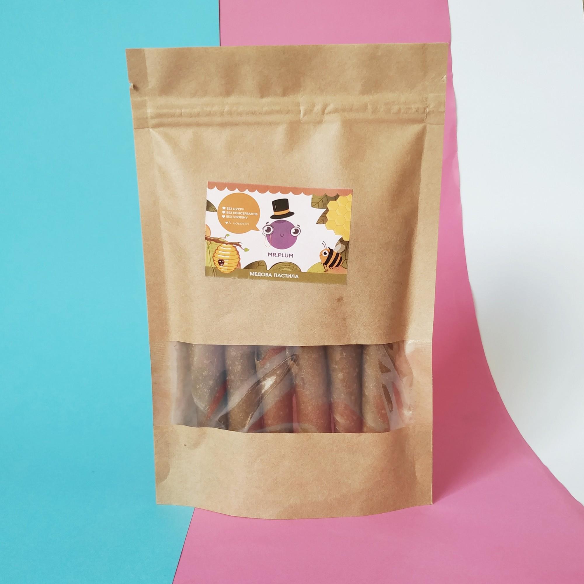 Пастила натуральная Mr.Plum Яблоко-Мед 100 г - фото 2 Пастила натуральная Mr.Plum Яблоко-Мед 100 г - фото 2