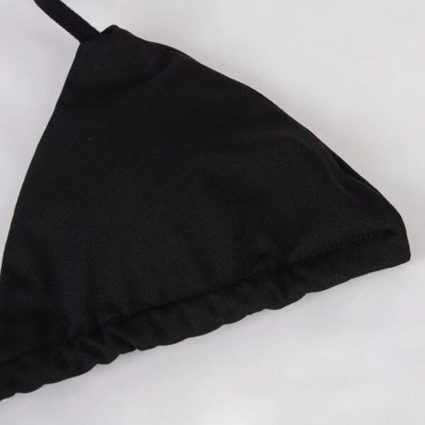 Купальник женский раздельный на завязках OS Черный (0000145) - фото 5 Купальник женский раздельный на завязках OS Черный (0000145) - фото 5