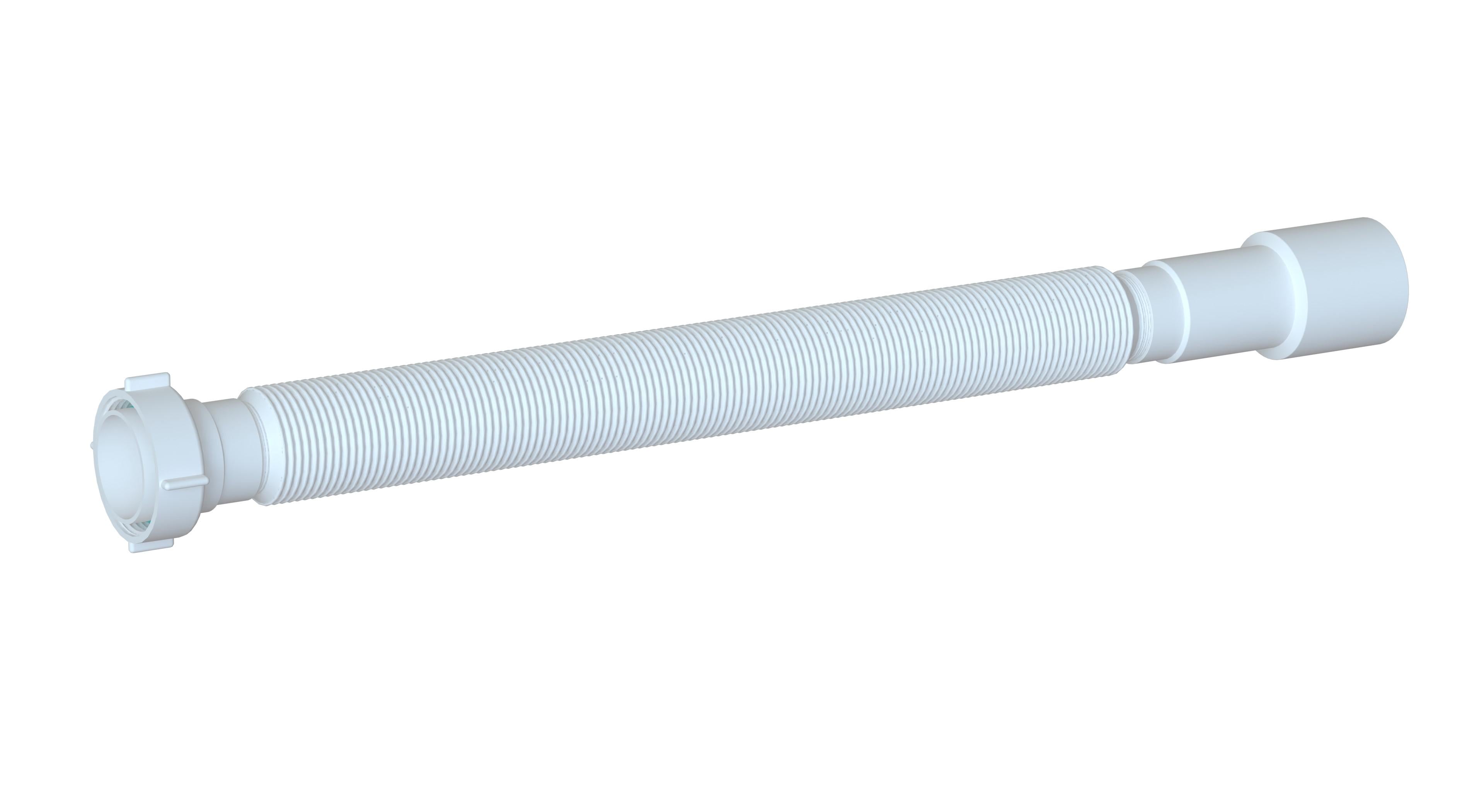 Відвід для сифона гнучкий складаний SoloPlast Г1214 ⌀ 40х40/50 1200 мм (Г1214)