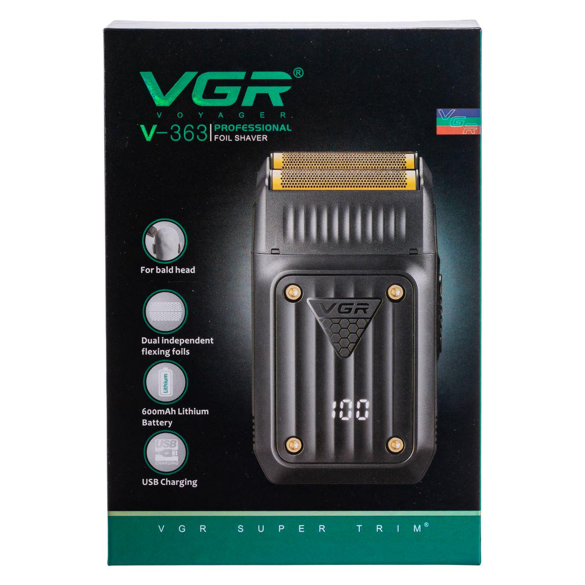 Шейвер VGR V-363 с двойным лезвием и LED-дисплеем (7370) - фото 18 Шейвер VGR V-363 с двойным лезвием и LED-дисплеем (7370) - фото 18