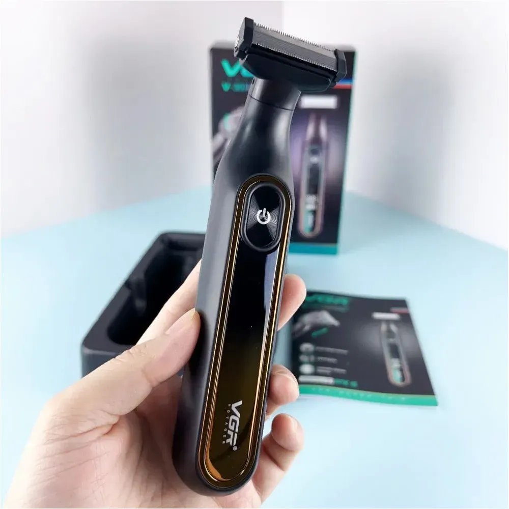 Акумуляторна електробритва тример з насадкою для стрижки, від USB, VGR V-360L (L) - фото 6 Акумуляторна електробритва тример з насадкою для стрижки, від USB, VGR V-360L (L) - фото 6