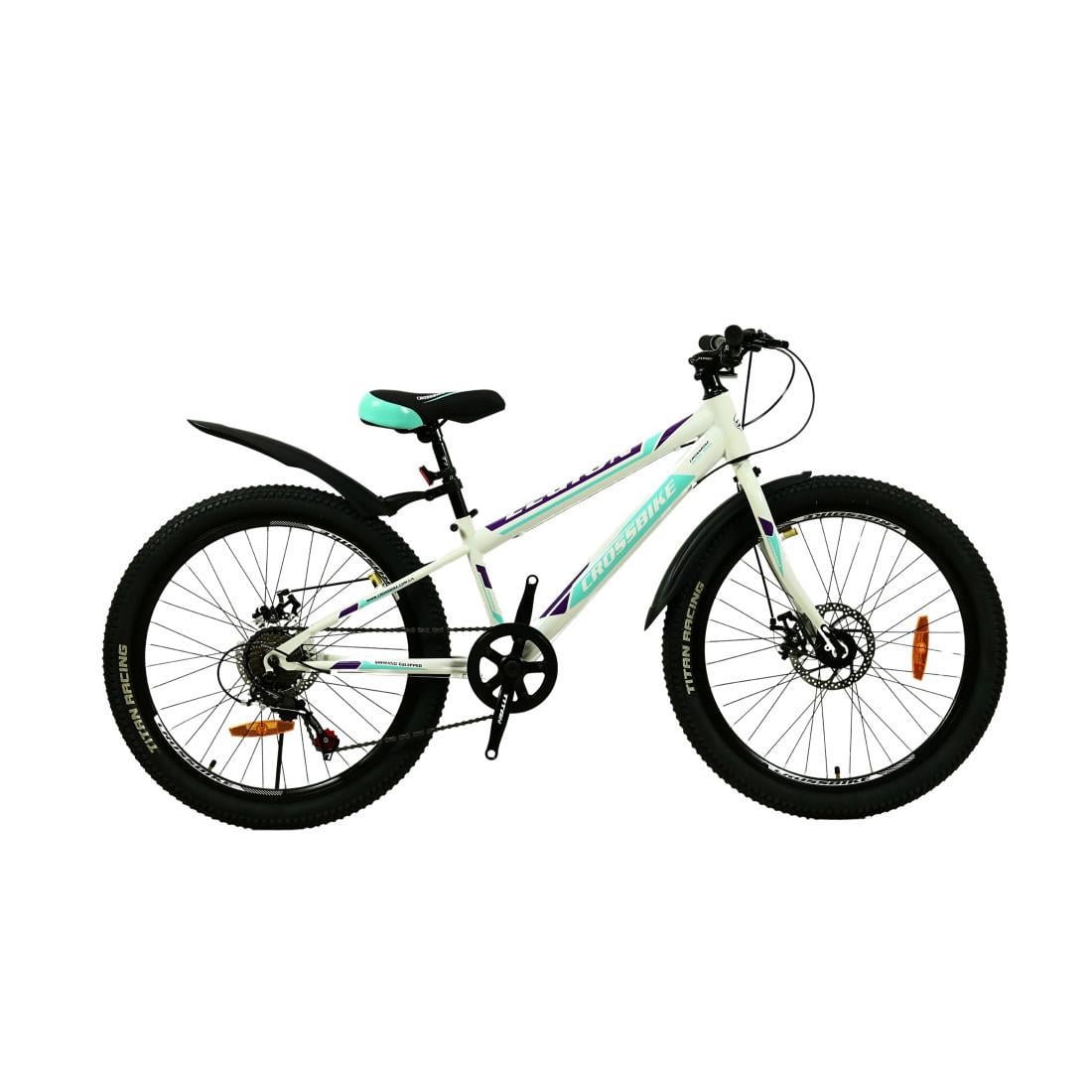 Велосипед CrossBike Legion 24"/11" Белый