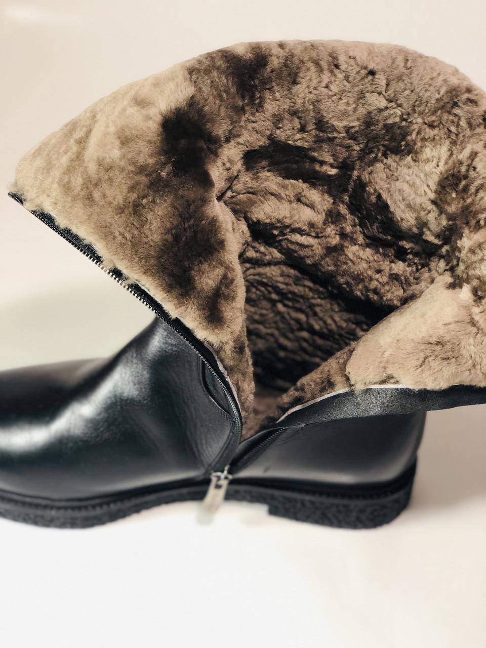 Полусапоги женские зимние Bescone р. 39 25,0 см Черный (2447) - фото 7