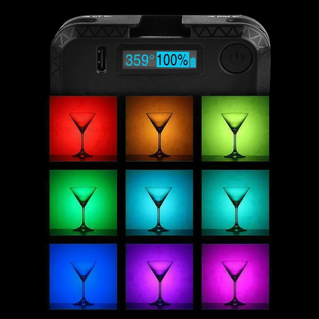 Видеосвет W-S6 RGB Ambiance Light 6W (779218) - фото 12 Видеосвет W-S6 RGB Ambiance Light 6W (779218) - фото 12