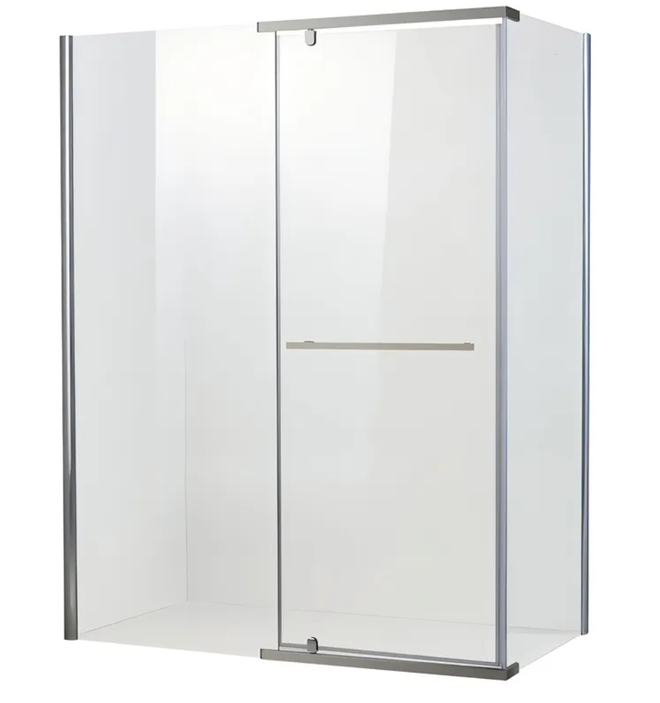 Душевая кабина KOER SR SC01-120x80x200-TR-01 без поддона прозрачное стекло EASY CLEAN 8 мм Хром (KR5353)