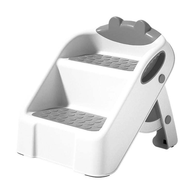 Лестница для унитаза детская Bestbaby 2024 со ступенькой для мытья рук Gray (25713782)