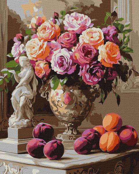 Картина за номерами Ideyka Вишукані троянди 40x50 см (Id-KHO3290)