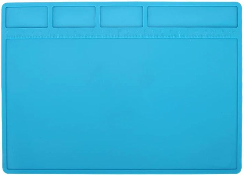 Коврик силиконовый Mechanic V41/мат термостойкий 280x200 мм Blue