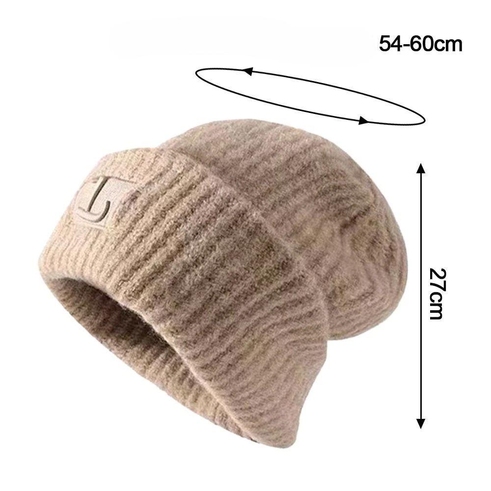 Шапка-біні в'язана Jago вовняна 54-60 см Кавовий (4673911к) - фото 3