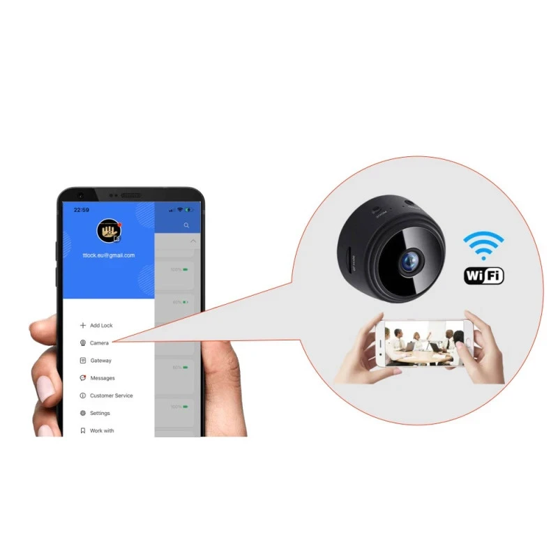 IP-видеокамера Wi-Fi SEVEN LOCK SMART CAMERA - фото 2