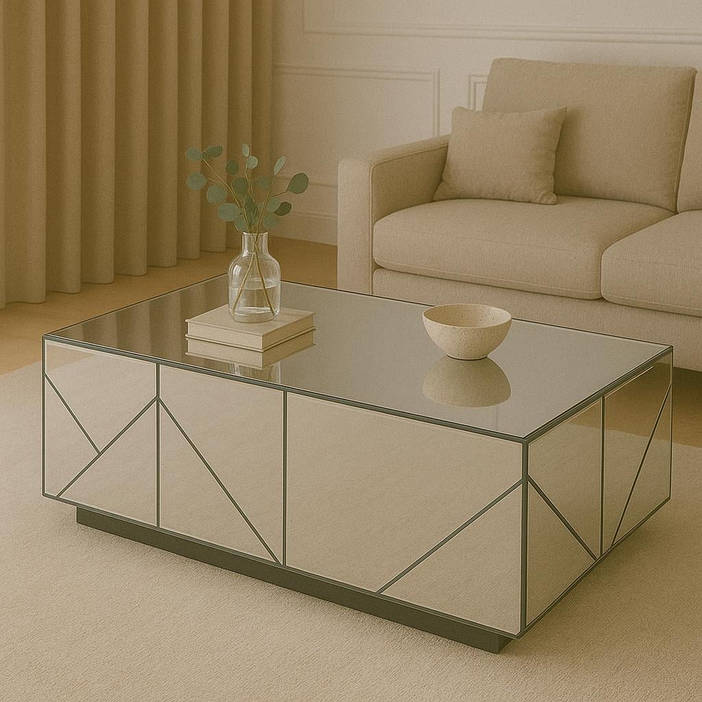 Стіл дзеркальний Ерік 1000х600х450 мм Антрацитовий Стіл дзеркальний Ерік 1000х600х450 мм Антрацитовий