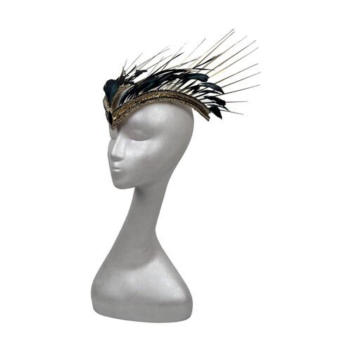 Тиара горизонт унисекс Seta Decor 26-587GL-BLK (26-587GL-BLK)