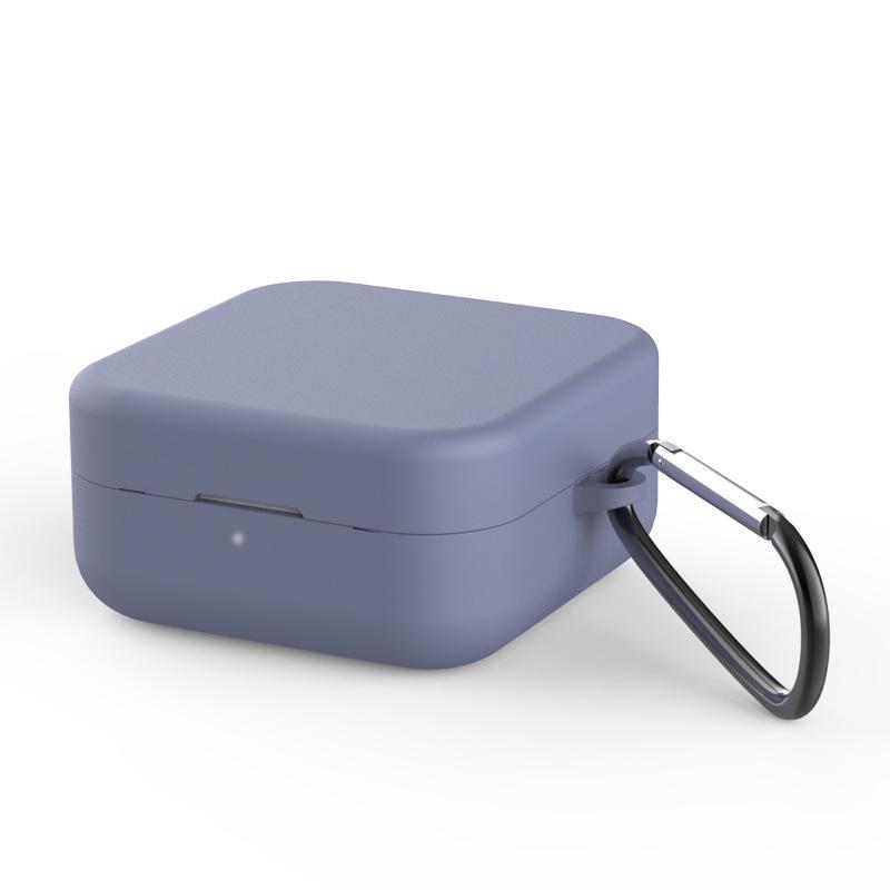 Чехол для наушников-гарнитуры Xiaomi Air 2 SE Mi True Wireless Bluetooth Earphones Headset силиконовый с фиксатором Синий/Серый (238404)