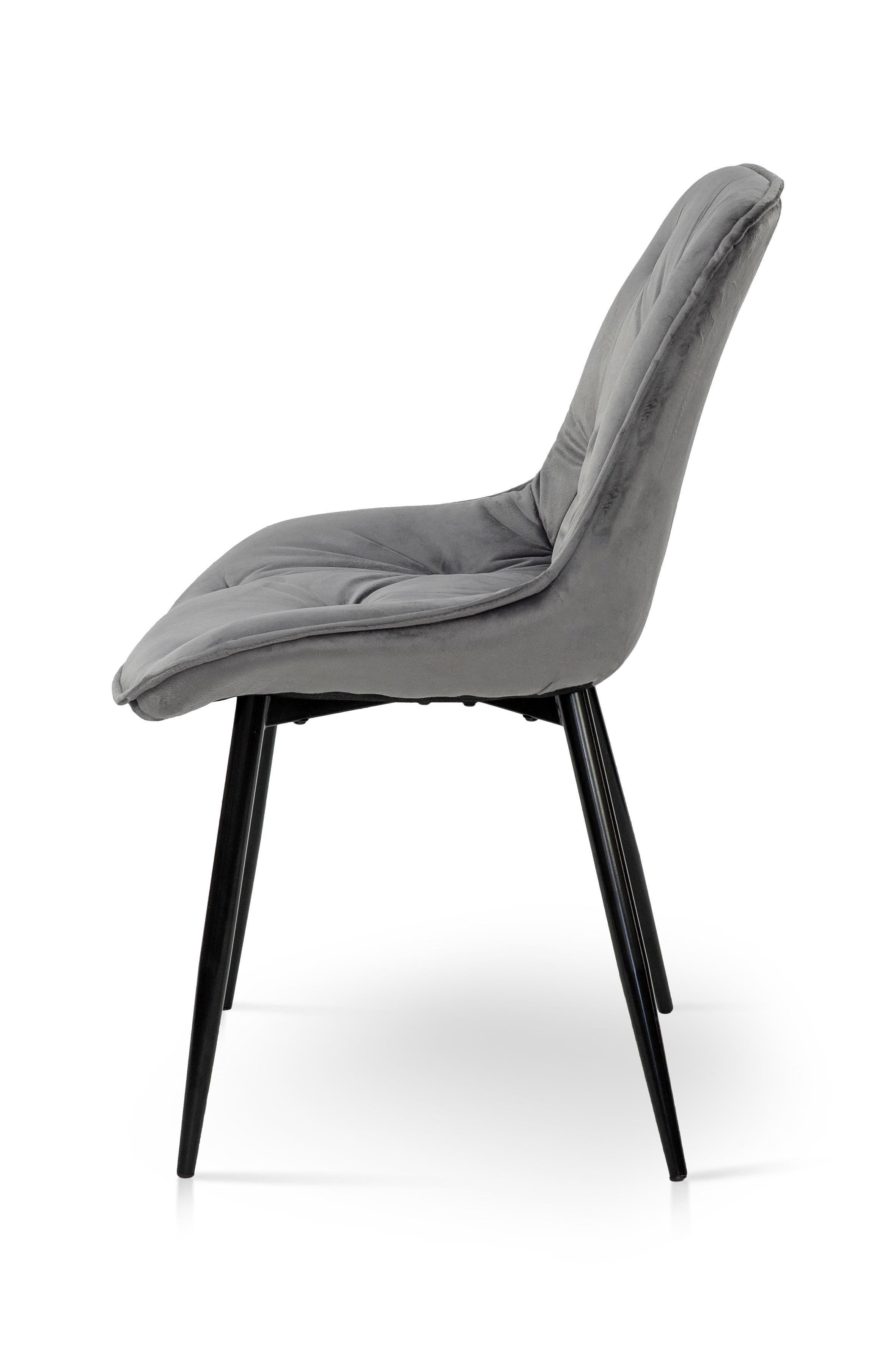 Стілець для кухні та вітальні ГРЕЙС Прадо-R 500х910х580 мм Чорний/Сірий (GAА0057239) - фото 3 Стілець для кухні та вітальні ГРЕЙС Прадо-R 500х910х580 мм Чорний/Сірий (GAА0057239) - фото 3