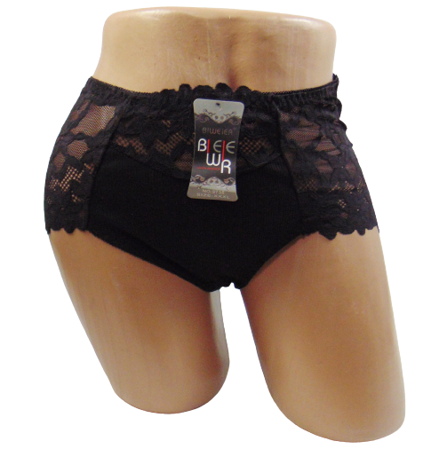 Трусы с кружевом Biweier 9738 5XL Черный Трусы с кружевом Biweier 9738 5XL Черный