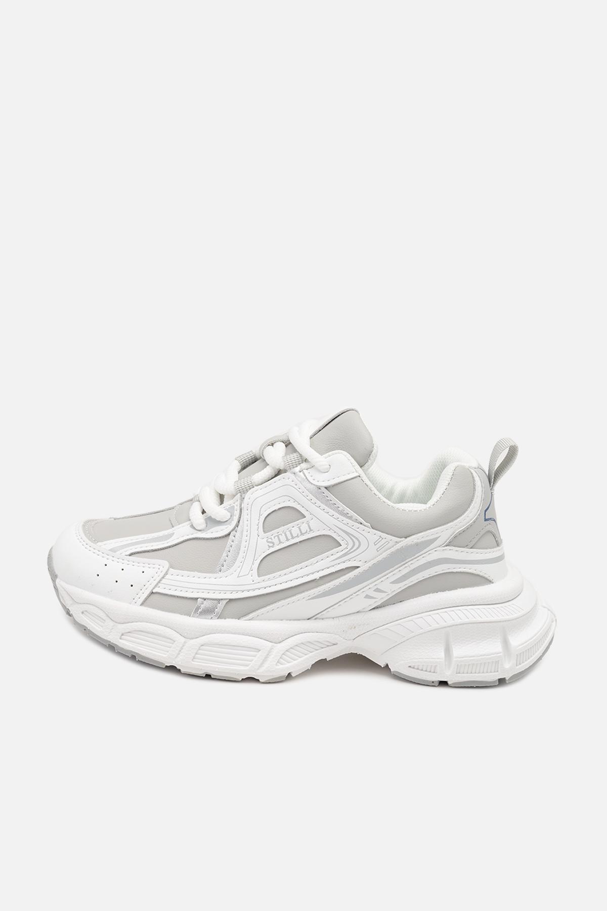 Кроссовки женские на платформе р. 36 Белый (SKT001030746)