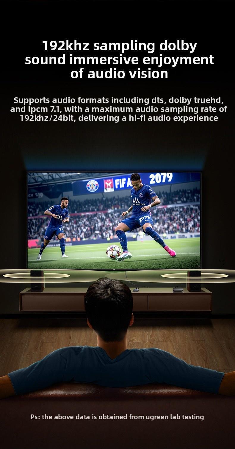 Перемикач HDMI Ugreen HDMI 2.0 4K Темно-сірий (55006) - фото 4