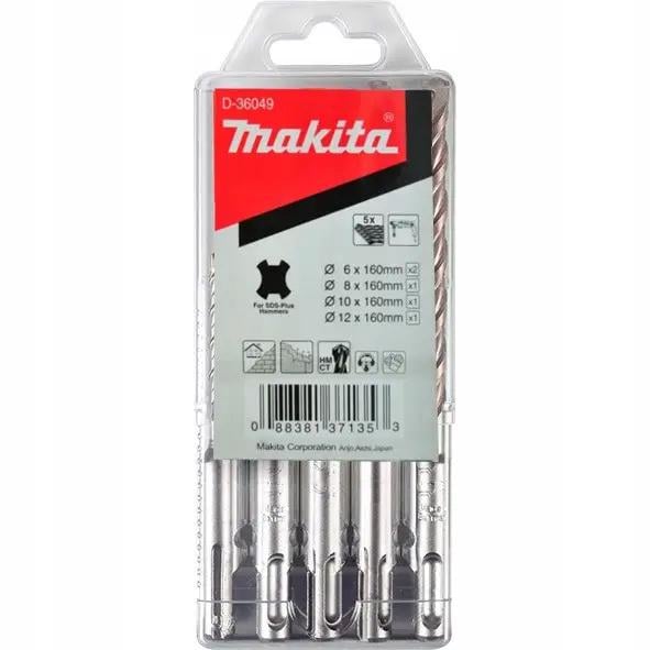 Набор сверл по бетону SDS plus Makita D-36049 5 шт. (8784208348)