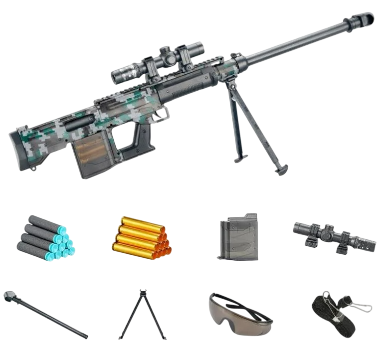 Игрушечная снайперская винтовка AMR с оптическим прицелом 85 см (2043461610)