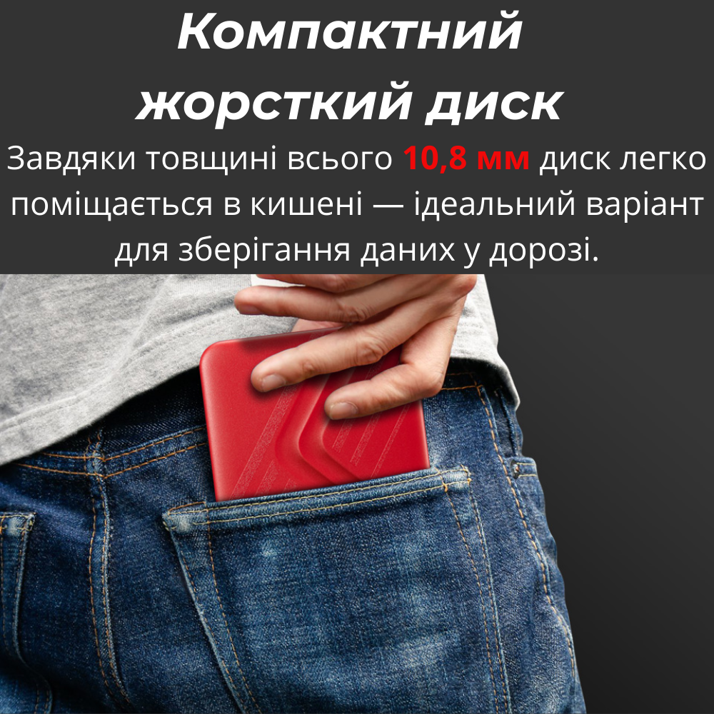 Жесткий диск внешний Apacer USB 3.1 портативный 1 тб Черный (AC236-1ТБ) - фото 5