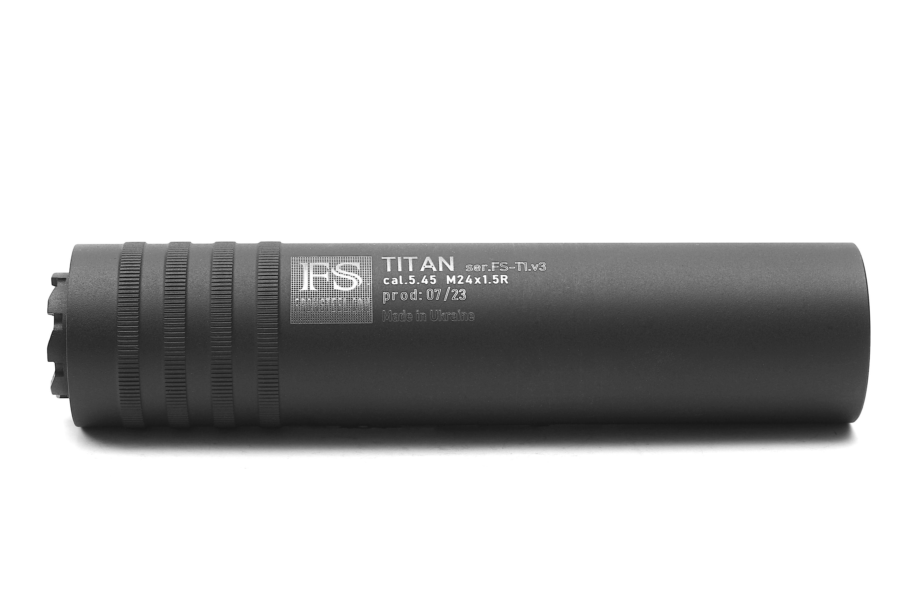 Глушитель FROMSTEEL TITAN FS-T1F.v3 5.45 с фиксатором для АК-74/АКС-74/АКС-74У (18098149) - фото 2 Глушитель FROMSTEEL TITAN FS-T1F.v3 5.45 с фиксатором для АК-74/АКС-74/АКС-74У (18098149) - фото 2