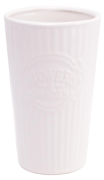 Ваза Flowers Garden керамическая 20,5 см Белый (BD-720-175)