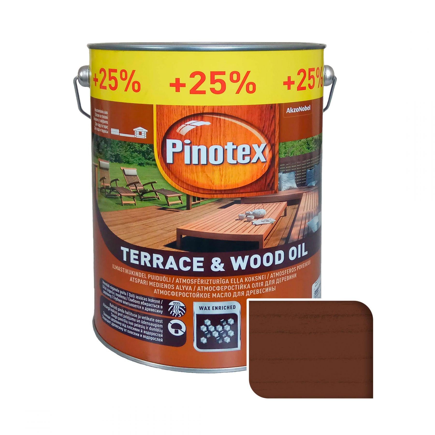 Масло для дерева Pinotex Terrace & Wood Oil Тиковое дерево 4/1 л (5309228)