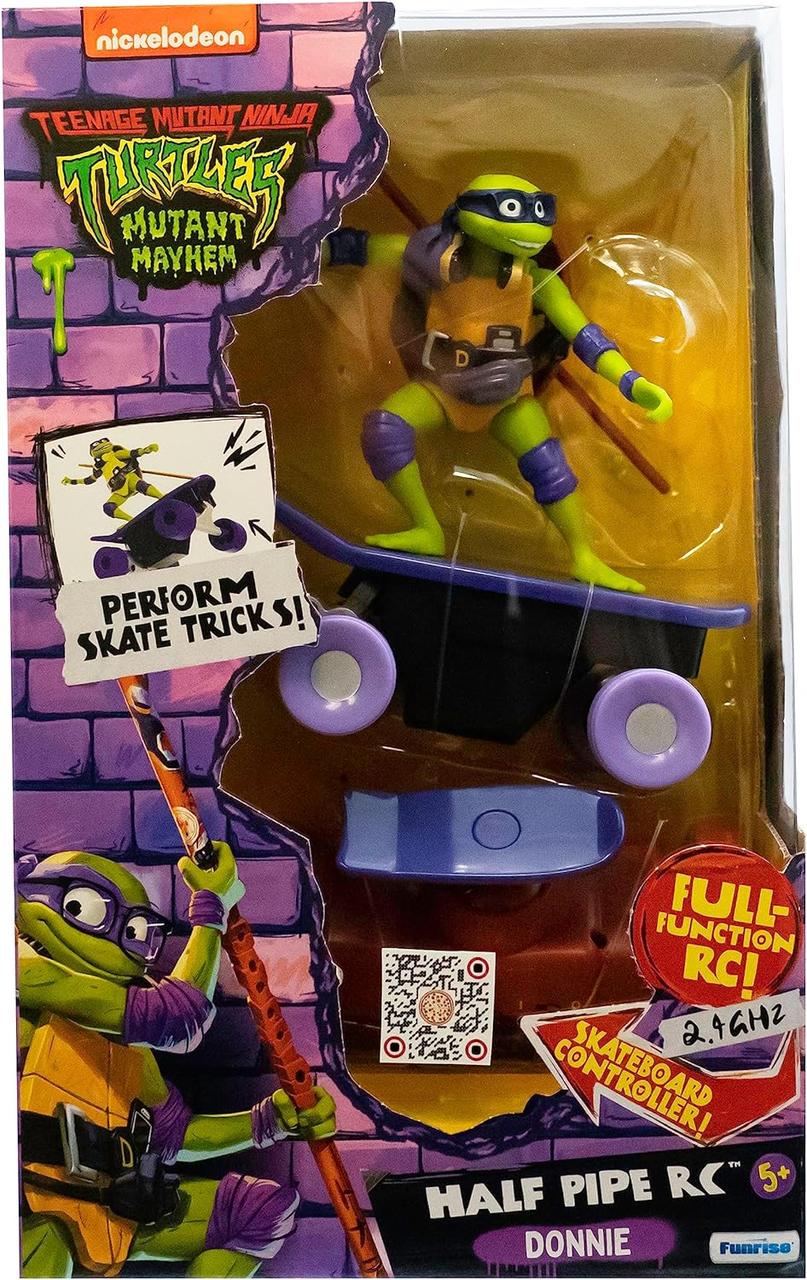 Игровая фигурка Ракушки ниндзя Донателло Half Pipe Donatello на пульте управления (71036)