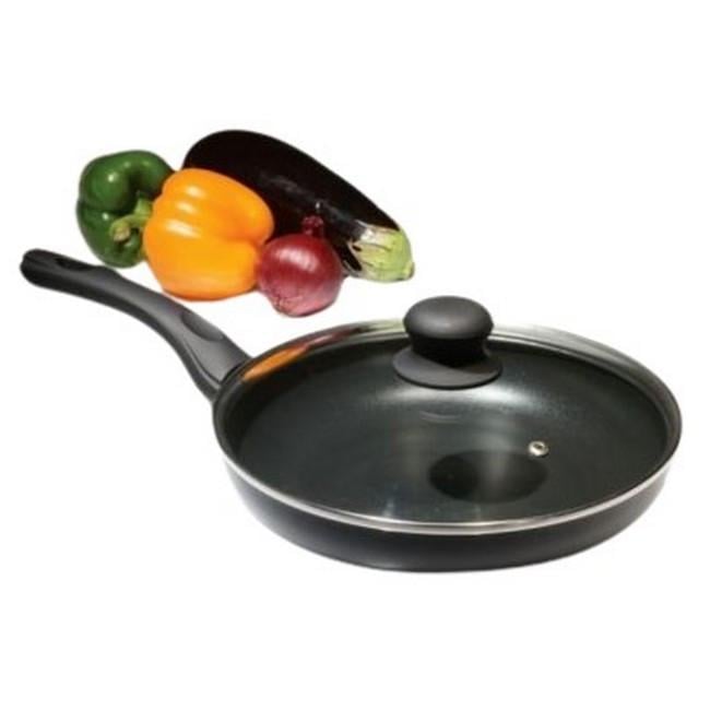 Сковорода Tiross TS 1267P с крышкой 26 см Black (iz14811)