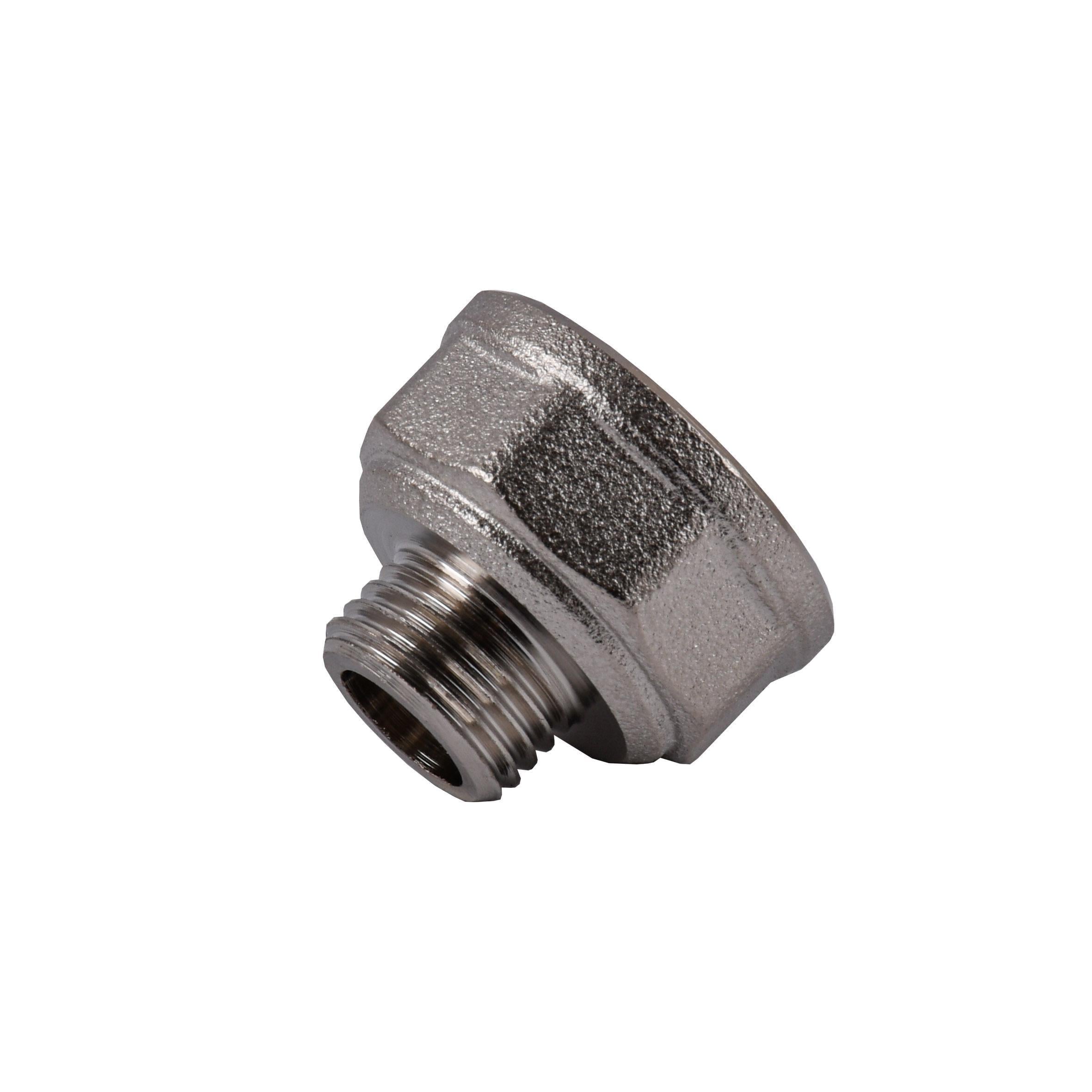 Переходник редукционный Optimum NK313O 1/2"x1/4"ВЗ никелированный восьмигранный (000031712)