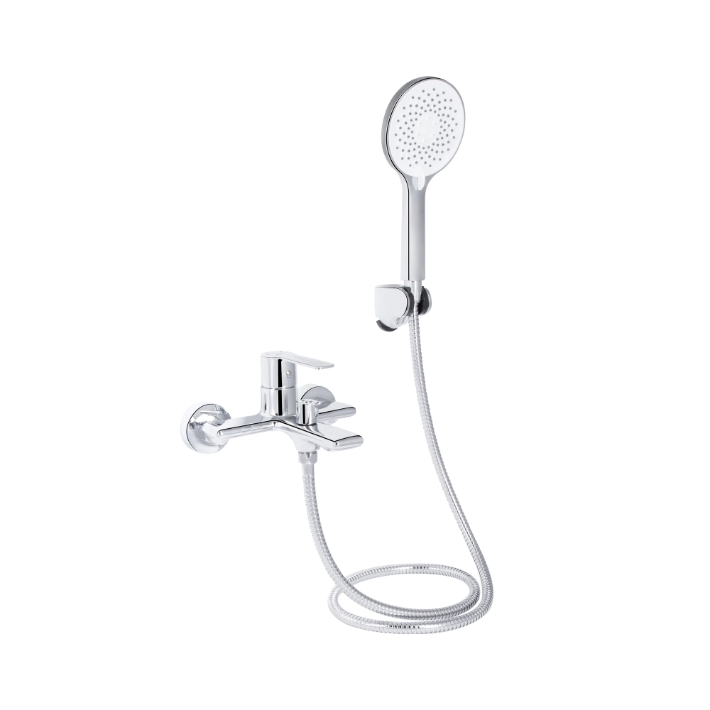 Смеситель для ванны Qtap Taurus k35 с душевым гарнитуром Chrome (45661) Смеситель для ванны Qtap Taurus k35 с душевым гарнитуром Chrome (45661)