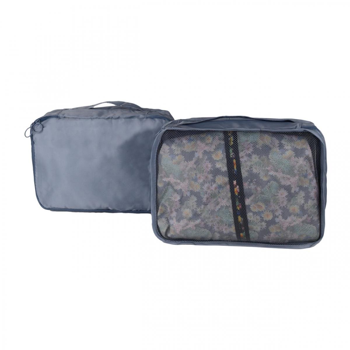 Набір дорожніх органайзерів 8в1 з нейлону для валізи та ручної поклажі Сірий (КДО-40-21) - фото 3 Набір дорожніх органайзерів 8в1 з нейлону для валізи та ручної поклажі Сірий (КДО-40-21) - фото 3