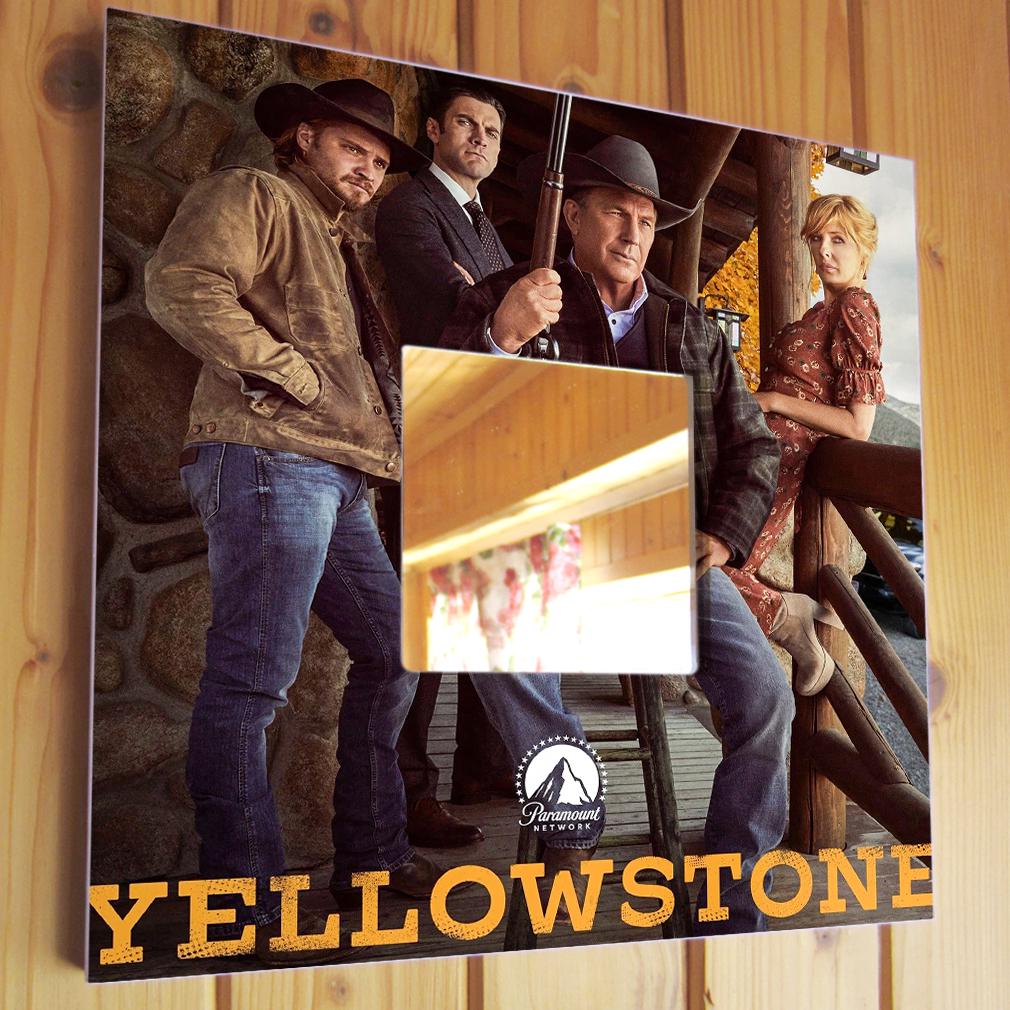 Зеркало декоративное Сериал 'Yellowstone' 260х260 мм (M04485)