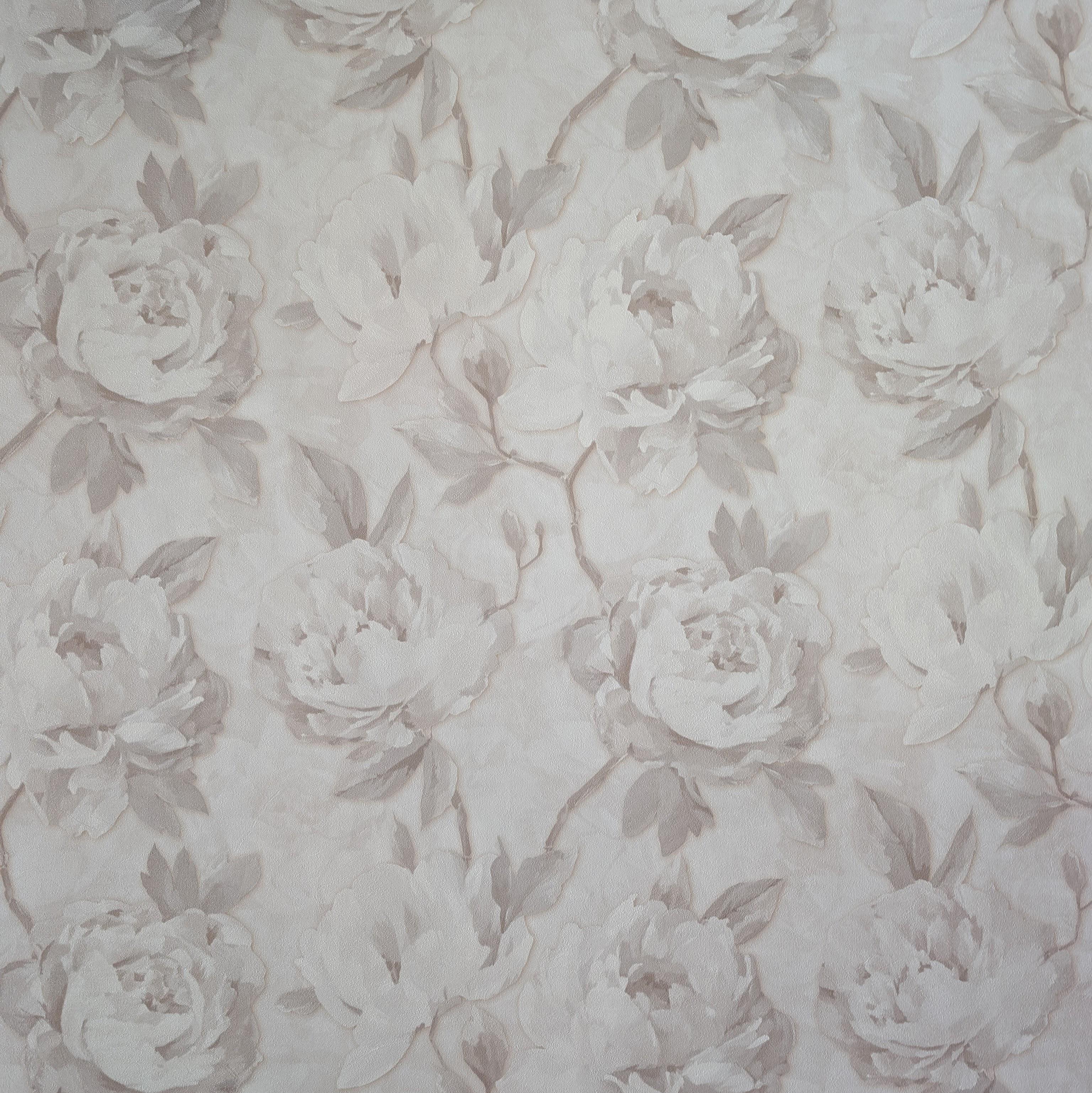 Обои виниловые на флизелиновой основе AS Creation Flower Symphonie 79070-4 Пионы 1 м Бежевый (79070-4)
