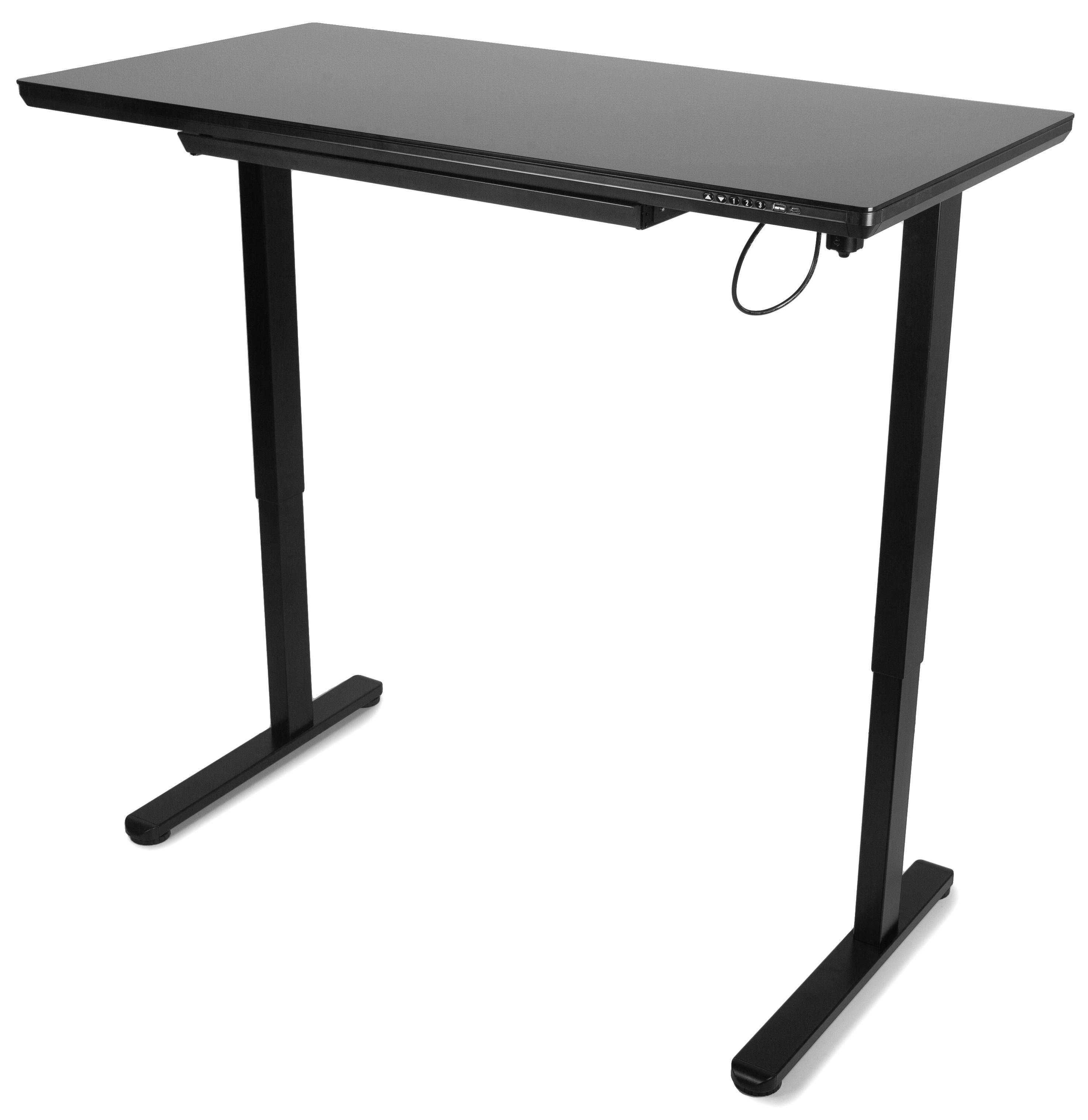 Стіл регульований Barsky StandUp black glass BST-11new 1200x600 мм (24597706) - фото 4 Стіл регульований Barsky StandUp black glass BST-11new 1200x600 мм (24597706) - фото 4