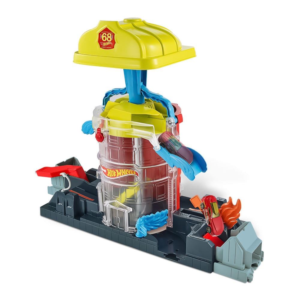 Игровой набор Hot Wheels City Пожарная суперстанция (GJL06) Игровой набор Hot Wheels City Пожарная суперстанция (GJL06)