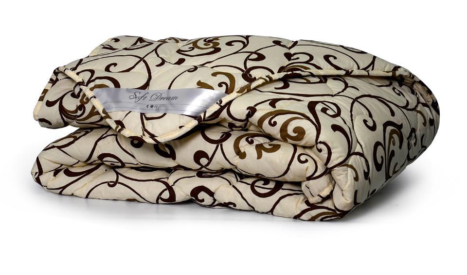 Одеяло двуспальное из овечьей шерсти Лери Макс Gold Вензель