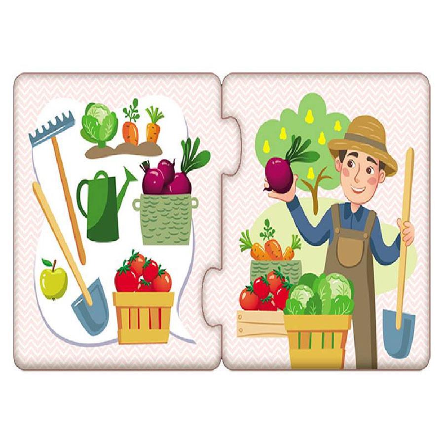 Пазли дитячі-половинки Професії (1214010) - фото 2