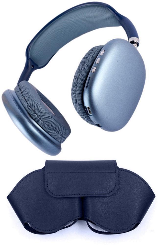 Гарнитура стерео Bluetooth DC Air Soul Max с чехлом ARS Max Blue (36661)