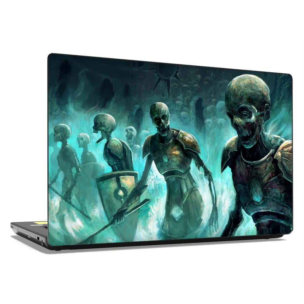 Декоративная наклейка на ноутбук 15,6" Zombies Skeletons 380х250 мм (100302)