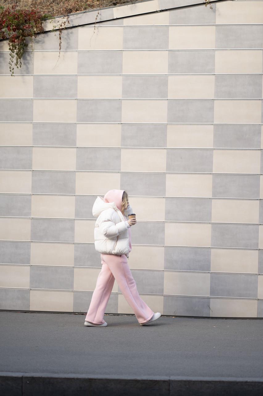 Пуховик жіночий демісезонний Білий - фото 3