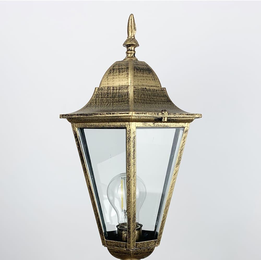 Ліхтар вуличний класичний 35х20х15 см Золотистий (9029 BG S/S) - фото 4 Ліхтар вуличний класичний 35х20х15 см Золотистий (9029 BG S/S) - фото 4